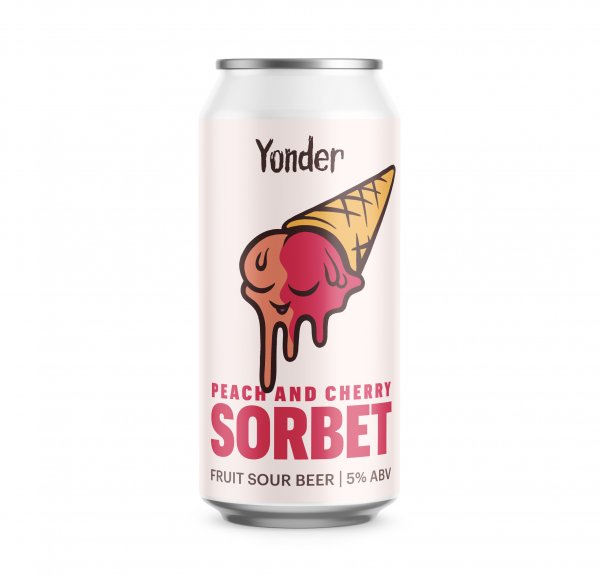 Yonder Brewing Peach & Cherry Sorbet (CANS)