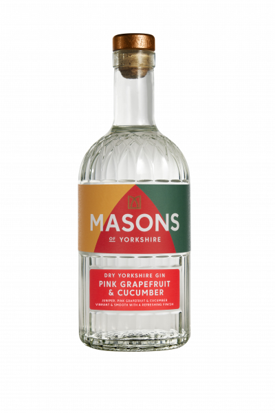 Masons Of Yorkshire Pink Grapefruit & Cucumber Gin (SPIRITS)