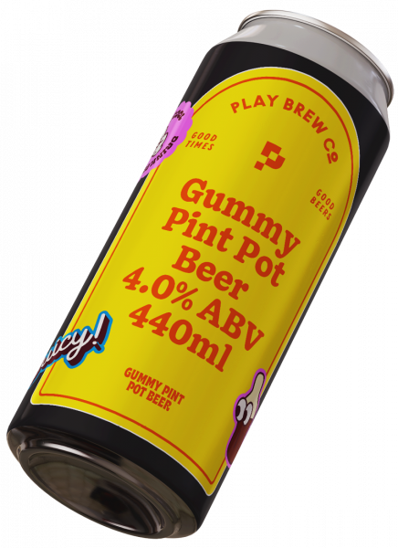 Play Brew Co Gummy Pint Pot Beer (CANS)