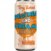 Tiny Rebel Peaches & Cream Low Alcohol (CANS)