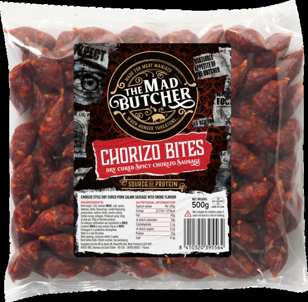 Mad Butcher Chorizo Bites (Snacks)