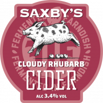 Saxby's Cider Cloudy Rhubarb (Bag In Box)