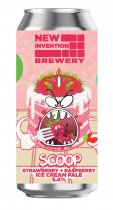 New Invention Brewery Scoop Strawberry & Raspberry (CANS)