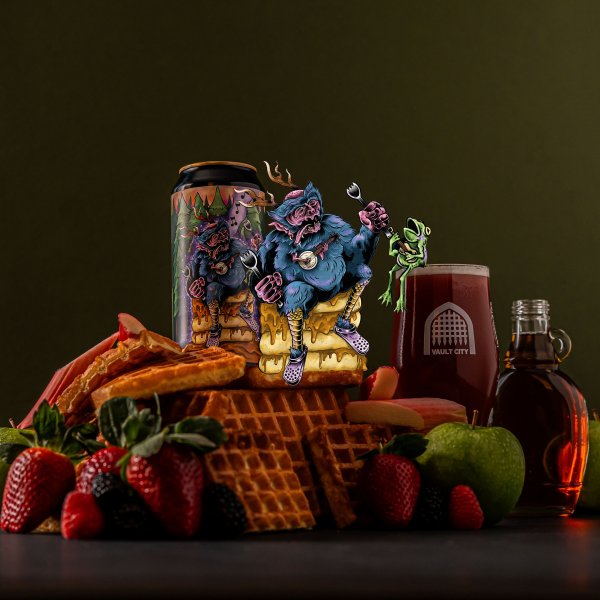 Vault City Fruits Of The Forest Triple Stacked Breakfast Waffle (CANS)