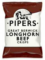 Pipers Crisps Beef 24 x 40g (Snacks)