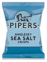Pipers Crisps Sea Salt 24 x 40g (Snacks)