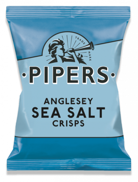 Pipers Crisps Sea Salt 24 x 40g (Snacks)