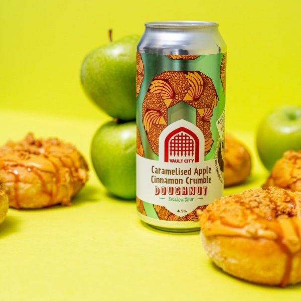 Vault City Caramelised Apple Cinnamon Crumble Doughnut (CANS)