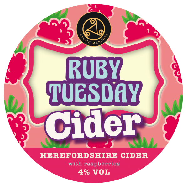 Celtic Marches Ruby Tuesday Raspberry Cider (Bag In Box)