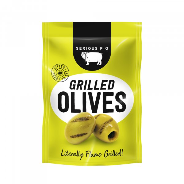 Serious Pig Grilled Olives 18 x 50g (Snacks)