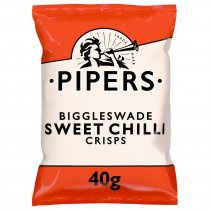 Pipers Crisps Sweet Chilli 24 x 40g (Snacks)