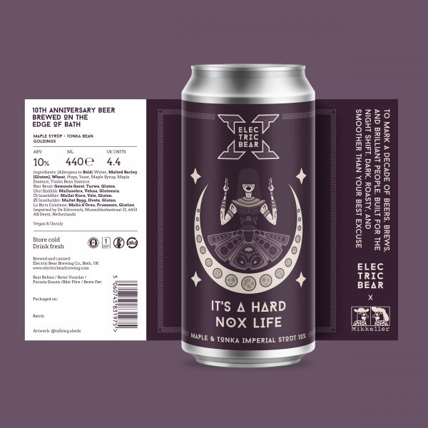 Electric Bear It's A Hard Nox Life (CANS)