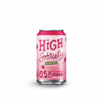 Hogan's High Sobriety Raspberry Cider (CANS)