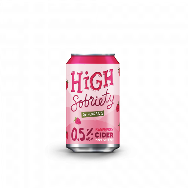 Hogan's High Sobriety Raspberry Cider (CANS)