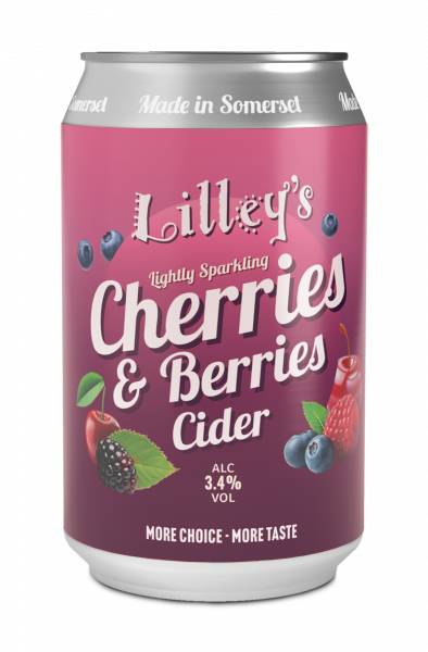 Lilley's Cider Cherries & Berries (CANS)