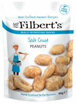 Mr Filberts Salt Crust Peanuts 20 x 40g (Snacks)