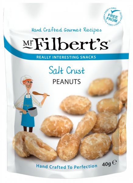 Mr Filberts Salt Crust Peanuts 20 x 40g (Snacks)