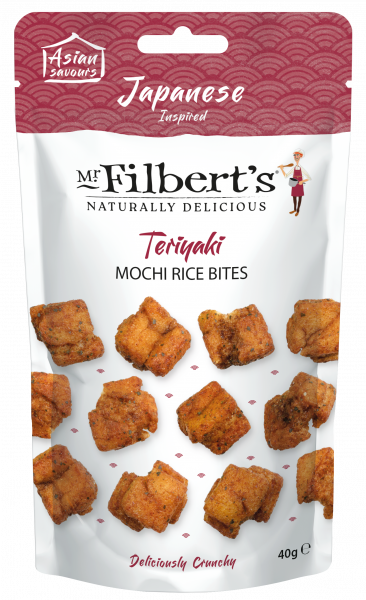 Mr Filberts Japanese Teriyaki Rice Crackers 16 x 40g (Snacks)