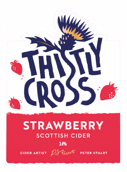 Thistly Cross Strawberry Cider (Bag In Box)
