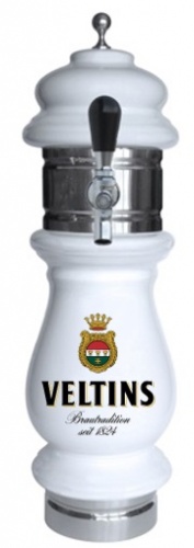 Veltins White Ceramic Font (Small)